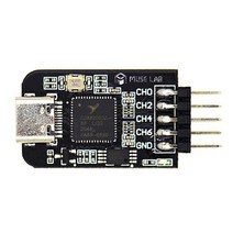 전자TYPE-C nanoDLA 로직 애널라이저 ARM FPGA 디버깅 툴 프로토콜 분석 24MHz SampleRate 8 채널 오픈 소, 01 cyan