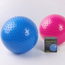 [동화스포츠] 엠디버디 마사지타입 짐볼 돌기 짐볼 55cm 65cm 핑크/블루, 블루