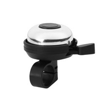 전거 벨 따릉이 로드자전거자전거 벨 합금 산악 도로 자전거 경적 소리 경보 안전 핸들, 1pcs 실버