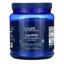 라이프익스텐션 레시틴 파우더 성인 건강 영양제 분말 가루 1병 454g