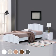 [키즈돔침대] 줄리아 슈퍼싱글침대(화이트) / 양면매트 포함, 상세 설명 참조