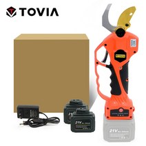 고소작업대Scimaker-21V 배터리 전기 가지 치기 가위 30mm 분재 나뭇가지 커터 1.9m 개폐식 연장 막대, 한개옵션1, 01 Shears(Box)