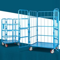 접이식 4문형 롤테이너 인테이너 소형 짐운반 스텐롤테이너, 4문형롤테이너(소형)