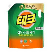 테크 진드기걱정끝 일반 2L 액상세제 리필, 1개