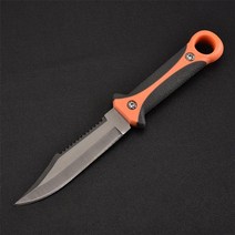 스쿠버 다이빙 칼 나이프 야외 작은 생존 스트레이트 도구 야외 모험 전술, 하얀