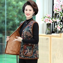 촌캉스 룩 조끼 옷 UHYTGF조끼 여성 꽃 양털 가을 겨울 숏 재킷 민 대형 코트 2293