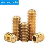 황동 세트 그럽 나사 메트릭 소켓 캡알렌 볼트 M2 M2.5 M3 M4 M5 M6 M8 M10, 06 M6_08 12mm ()