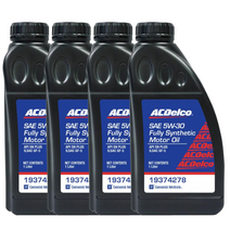 에이씨델코 ACDelco 트랙스 U2 1.4 터보 A/T 가솔린 엔진오일 교환 합성유 5W30 4(L)