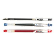 초극세 하이테크볼펜 하이텍 0.25mm LH-20C25, 블랙