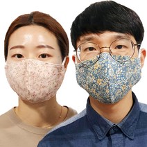 도스야 국내생산 3D입체 면100 면마스크