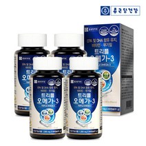 내츄럴플러스 종근당건강 트리플 오메가3 (60캡슐) 4박스, 선택완료, 단품없음