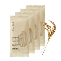 [네이처빌]우리쌀 97% 노밀가루 쌀국수 건면2종*4봉 (쌀소면/쌀칼국수), 쌀칼국수4