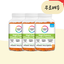 이롭가게 레인보우라이트 비타민C 귤맛 젤리 60구미 x 3개월분 1. 3개세트, 3개, 60개