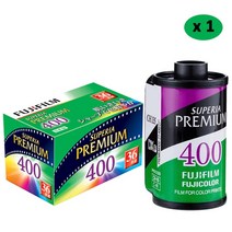 폴라로이드 전용 필름 즉석필름 호환 Fujifilm Superia Premium 400 컬러 35mm 필름 포맷 카메라 용 36 노, 01 1 Roll