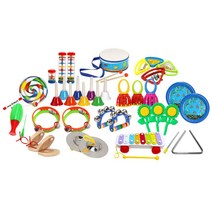 음악 교구 악기 35종 (악기장 미포함) 리듬 선물 장난감 악기놀이세트 교육
