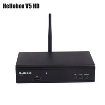 오디오 리시버 엠프 hellobox v5 위성 tv 수신기 무료 iptv 온라인 소프트웨어 업그레이드 tv 상자 내장 위성 파인더 dvb s2 tv 튜너 brazil iks, USB 와이파이가있는 v5, 나는 플러그