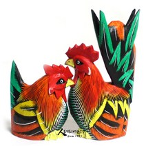 컬러 부부닭 인형 L 인테리어소품 미니어쳐 선물, 단품