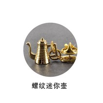 커피 크리에이티브 브로치 에스프레소 카페 장식 액세서리 바리스타 배지 EK43 커피 콩 브로치 기념 선물용, (200002984)버건디