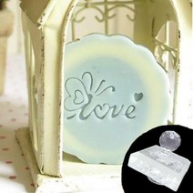 사용자 정의 개인 사랑 감사합니다 비누 스탬프 미니 클리어 씰링 인감 금형 Diy 수제 만들기 용품 키트 도, 04 D 40 x 40 mm
