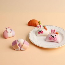 쌀이랑놀자 토끼 반달떡 만들기 베이직 DIY 세트 송편 키트, 단품
