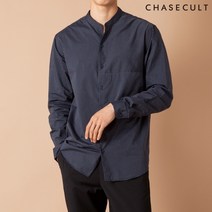 체이스컬트 남성 차이나 카라 스트라이프 셔츠-JERK5421B04