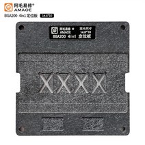Amaoe Mbga-DR1 4 in 1 BGA Reballing 스텐실 심기 주석 템플릿 DDR IC 칩 Chipest BGA-200 BGA200 수리 도구, [02] Mold 1