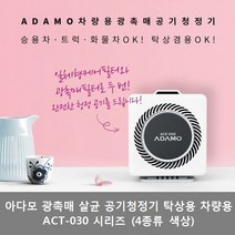 아다모 차량용 광촉매 공기청정기(탁상겸용) ACT-030BW CB IW PW, 4) ACT-030PW (핑크)