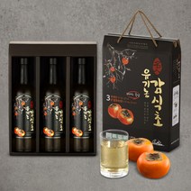 식품명인이 만든 유기농 감식초 선물세트(380ml*3), 상세페이지 참조