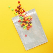 [이지포장]전면투명 후면은박 지퍼팩-17x25 (50매)