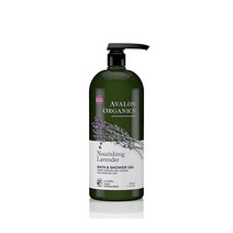 [Avalon Organics] 아발론오가닉스 배스 & 샤워 젤 천연 바디 워시 너리싱 라벤더 946mL