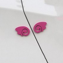 천사날개 도어가드 차량용 문콕방지 4P 자동차용품 긁힘 심플 문보호쿠션, 2날개도어가드4P-연핑