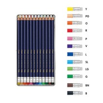 PILOT frixion 프릭션 지워지는 고급 색연필 (PF-15), B(블랙)
