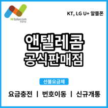 앤텔레콤 선불폰 후불폰 알뜰폰 공식 정품 유심, 앤텔레콤L망