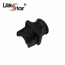LANstar 랜포트 먼지 보호마개(100개)/LS-DC-RJ45-BKC/3색상/HOOK 타입/8P8C RJ45 포트 먼지덮개/DUST 커버/LAN 포트에 먼지나 이물질이 들어가는, 검정
