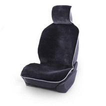 자동차 시트 커버 매트 따듯한 쿠션 액세서리 faux fur for car jdmbmw f10 for auto tesla model 3megane 2volkswagen, 1PC 블랙, 협력사