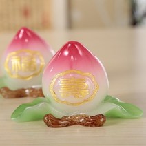부처님 불교악세사리 석가모니상 불상 석불 1 pc 중국어 조각 장식 홈 홀 복숭아 장식 노인 생일 길조 선물 데스크탑 수제 공예, a, 16x12cm, A