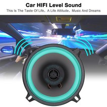 자동차 스피커 자동차 경적 HiFi 동축 87dB (4 인치)/92dB (160. 5 인치) 톤 음악 스피커 알람 100W/5/6 W, 03 160W 6.5Inch