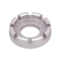 자전거 스포크 니플 렌치 8 웨이 그루브 휠 림 조절기 스패너 아연 도금 수리 키 공구, 하얀색, 협력사