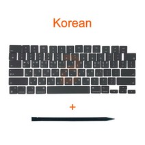 노트북 키보드 자판 빠짐 수리 새로운 노트북 한국어 키 캡 교체 Macbook Pro 14 "16" MAX A2442, 한개옵션0