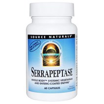 Source Naturals 소스 내츄럴스 세라펩타제 Serrapeptase 60캡슐