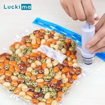 음식 진공 포장기 진공 압축기 무선 진공압축기sous vide 실러 수동 펌프 99, 5개 30x34cm