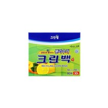 크린랲 물걸레 청소포(대형)30매 X6개, 크린랩 분리수거 크린백 (30L x 80매)
