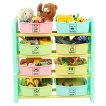 [이쏘]어린이집 유치원 아이방 장난감 정리 수납함 4단 민트 2951EA, 쿠팡 본상품선택