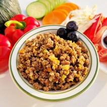 [깡이간식] 소고기화식 1kg 강아지자연식(한끼 소분) 화식 애견 강아지건강식 맛있는사료, 소200g(소분5통)