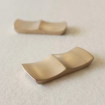 [놋담] 방짜유기 유기 물결 수저받침 2P, 상세 설명 참조