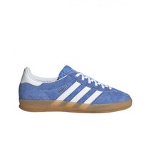 여성용 아디다스 정품 가젤 인도어 블루 퓨전 클라우드 화이트 여성용 Adidas Gazelle Indoor Blue Fusion Cloud White