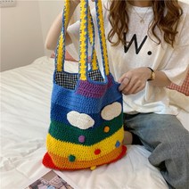 귀여운 손뜨개 파우치 니트 이너백 핸드메이드 카드 화장품 소품 정리 뜨개 지갑