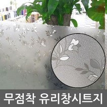 샤워부스필름 유리 창 시트지 1m x1m (T386)