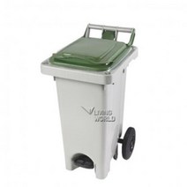 HII711769폐비닐수거함(페달형-비닐고리부착형)60L 60WP(V), 주황색