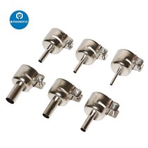 850 시리즈 BGA 재 작업 스테이션 용접 용 핫 에어 건 노즐 슬리브 내열 금속 히트 솔더링 수리 도구, 01 2mm